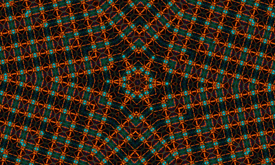 abstract kaleidoscope background. multicolor mosaic texture. pink green yellow black kaleidoscope pattern. beautiful kaleidoscope. creative design.