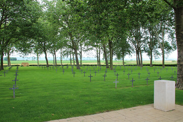 german military cemetery in maizeray in lorraine (france)