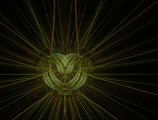 Imaginatory fractal background generated Image