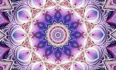 Geometric necromantic pattern, mandala art. kaleidoscope to summon spirits In the shape of hexagons, triangles and stars. Kaledoscope pattern for scrapbooking, gift wrapping