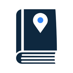 Journey, road book, travel icon. Simple editable vector graphics.