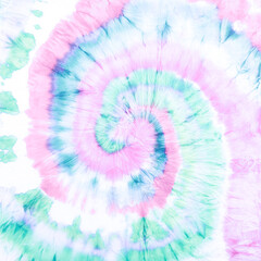 Swirls pattern. Pastel pink and blue colors on