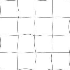 Twisted mesh pattern. Seamless vector grid isolated.