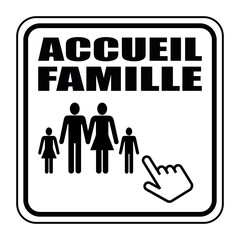 Logo accueil famille.