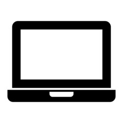 Vector Laptop Glyph Icon Design