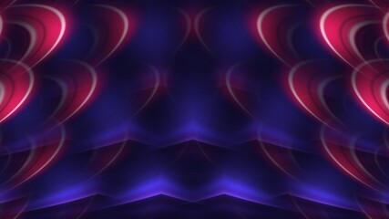 Neon background. Technology concept. Neon tubes. 3d futuristic technology design. Modern illustration. Background for websites and mobile app.