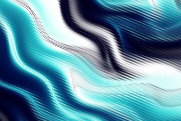 Futuristic background. Thin wavy lines.