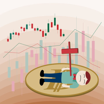 Investor killed by candle stick chart 