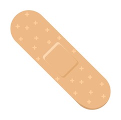 Vector illustration of medical plaster to cover wounds, suitable for advertising health products