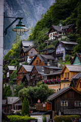 Fototapeta na wymiar Beautiful Hallstatt in Austria - a very popular place in the Austrian Alps - travel photography