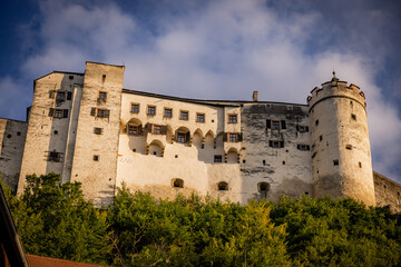 Fototapeta na wymiar The fortress of Salzburg Austria called Hohensalzburg - travel photography