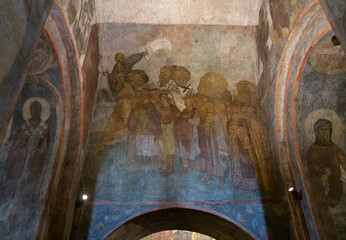 Andrei Rublev and Daniil Chernyi. Frescoes of the assumption Cathedral in Vladimir