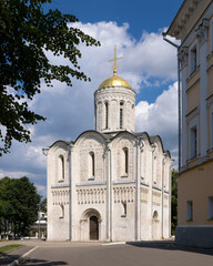 Fototapeta na wymiar Cathedral of Saint Demetrius in Vladimir, Russia