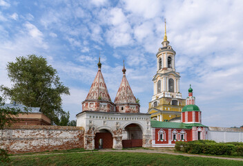 Holy Gate in the monastery of Deposition of the Holy Robe. Suzdal, Russia