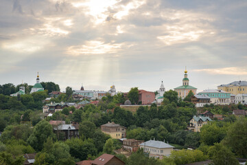 View of historical district of Vladimir.