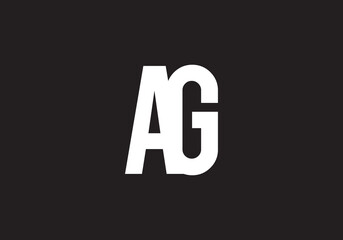 this is a creative latter AG iconic logo symbol 
