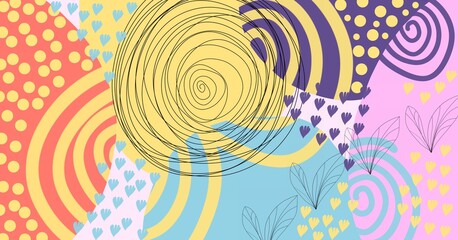 abstract background with circles