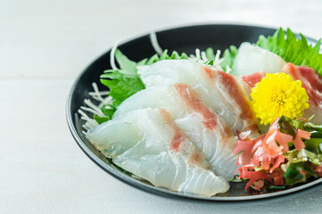 鯛の刺身