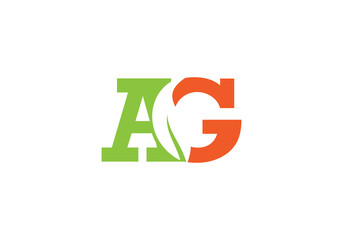 this is a creative latter AG iconic logo symbol 
