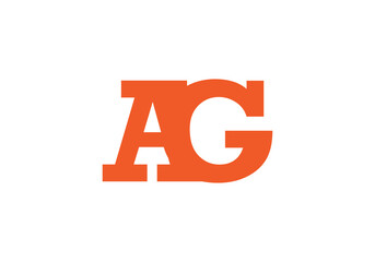 this is a creative latter AG iconic logo symbol 