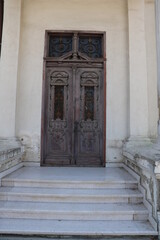 old wooden door