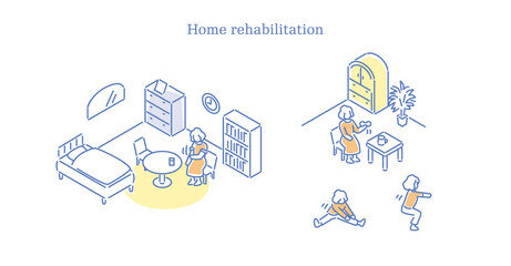 一人暮らしのシニア女性の日頃のケアとリハビリ