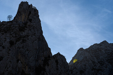 Urriellu Peak in Picos de Europa on Spain
