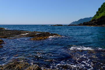 北海道の夏の海岸
