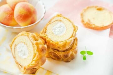 シューロールと洋菓子