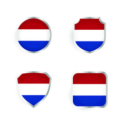 Netherlands Country Badge and Label Collection