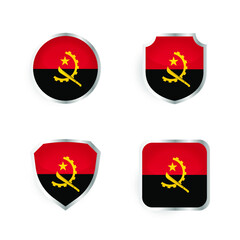 Angola Country Badge and Label Collection