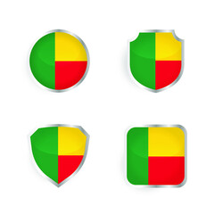 Benin Country Badge and Label Collection