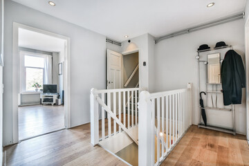 Interior of a spacious room in a luxury house