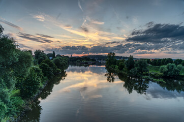 Sonnenuntergang in Regensburg