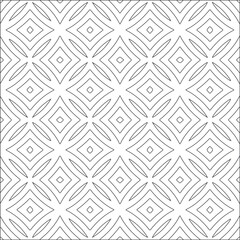 Vector pattern with symmetrical elements . Modern stylish abstract texture. Repeating geometric tiles from striped elements.