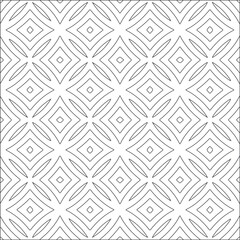 Vector pattern with symmetrical elements . Modern stylish abstract texture. Repeating geometric tiles from striped elements.