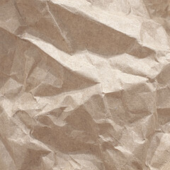 brown crumpled paper texture - FA