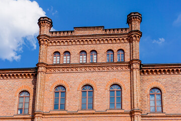 detail view of the Vaasa Court of Appeals red brick building