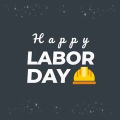 Happy Labor Day. USA Labor Day. Vector illustration.