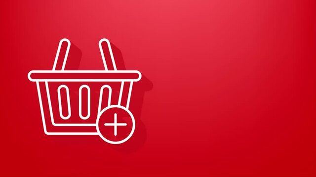 Add to cart icon. Shopping Cart icon. Motion graphics.