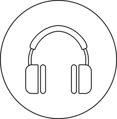 Headphone icon vector design