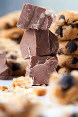 food for desserts crumbled cookies