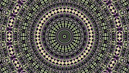 Abstract round ornamental mandala