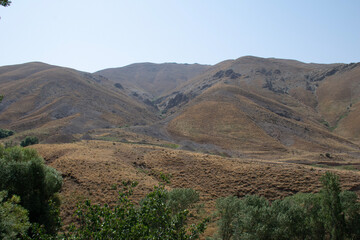 landscape of the mountains