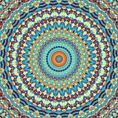 Round mandala ornament pattern