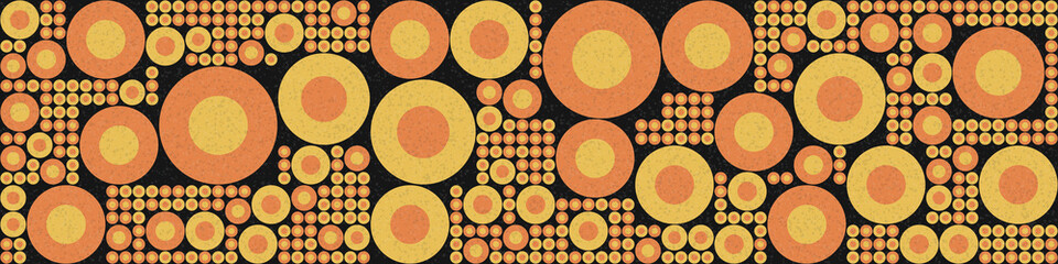 Abstract Geometric Pattern generative computational art illustration