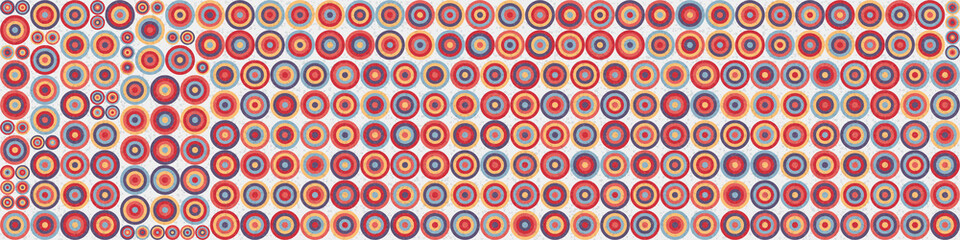 Abstract Geometric Pattern generative computational art illustration