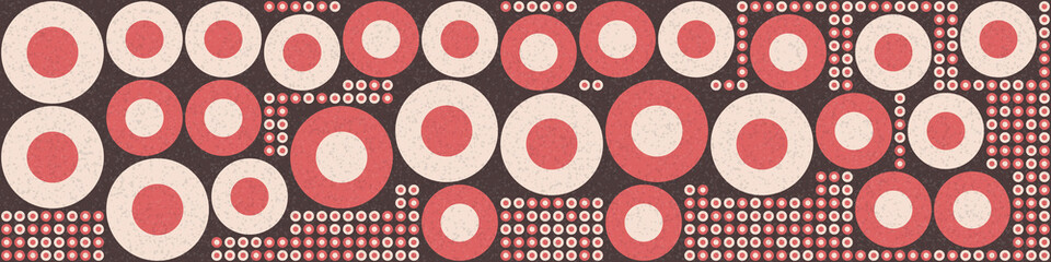 Abstract Geometric Pattern generative computational art illustration