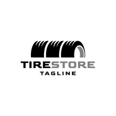 Tire logo design illustration vector template © SUPERGHONAM