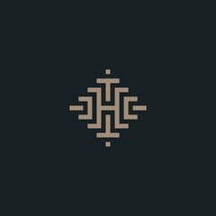 Letter H logo design inspiration vector template. Monogram H icon